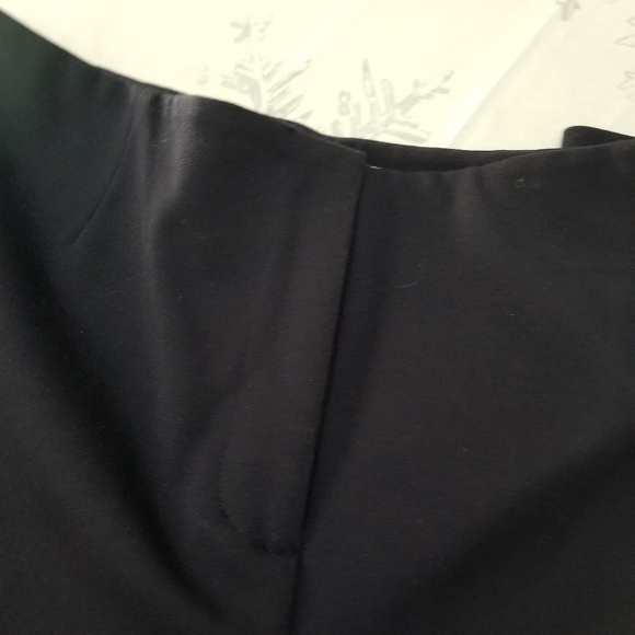 Talbots Dark Navy Zip Front Trouser Pants. - Picture 3 of 5